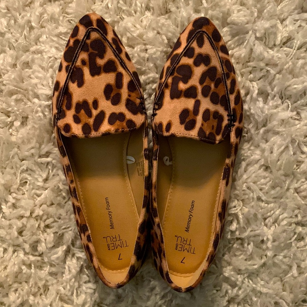 Leopard Print Flats